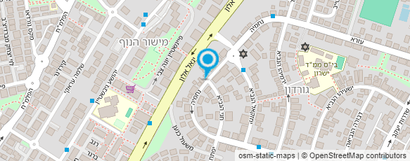 מפת הגעה אל גן נמשים