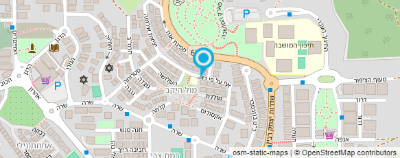 מפת הגעה אל גן עומרי