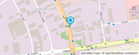 מפת הגעה אל מוסך דרור בוכמן