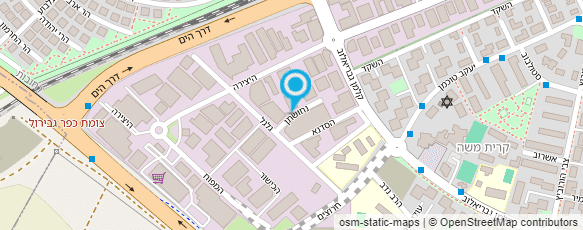 מפת הגעה אל אופק מעקות אלומיניום