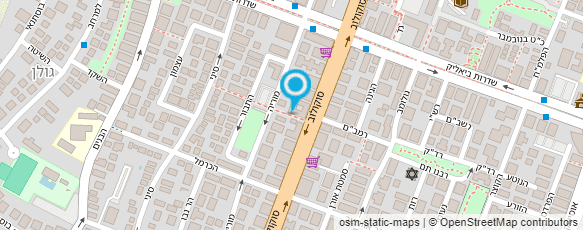 מפת הגעה אל אביב -אנגלית בדרך אחרת.