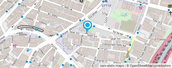 מפת הגעה אל מכללת רום פרט