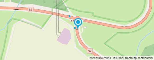 מפת הגעה אל בית ציידא - קפה ומסעדה