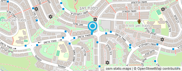 מפת הגעה אל מספרת ירון וברק