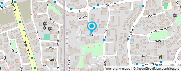 מפת הגעה אל שרון רוזינר פרוכטר