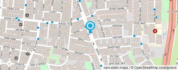 מפת הגעה אל כלי סנטר