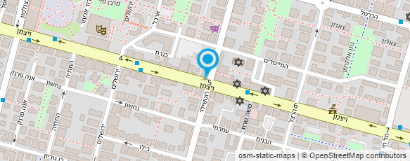 מפת הגעה אל 2 בחצר; בוטיק יד שנייה