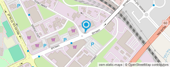 מפת הגעה אל מרכז הרהיטים