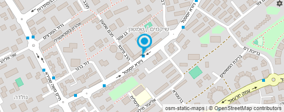 מפת הגעה אל מכולת קובי