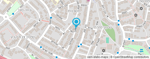 מפת הגעה אל רחל בר-טוב הפקת חינה