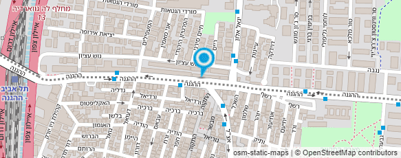 מפת הגעה אל חומוס פול ההגנה