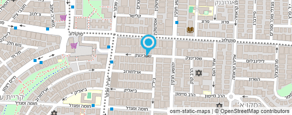 מפת הגעה אל ד"ר פירה ברון