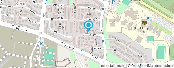 מפת הגעה אל גרר שרון לאופנועים וקטנועים-חילוצית 2000