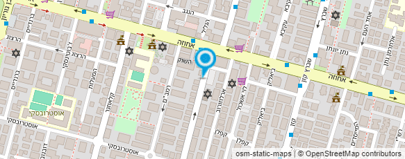 מפת הגעה אל ברנר בר יין brener wine bar