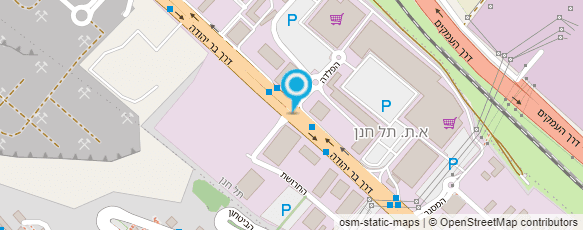 מפת הגעה אל ארוחה על המדרכה