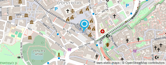 מפת הגעה אל חווית ירושלים בע"מ