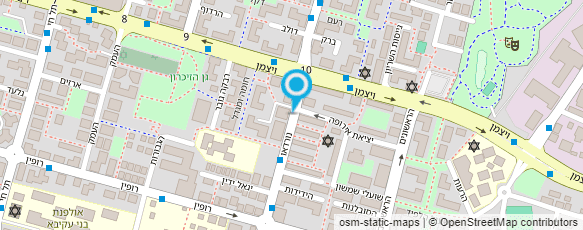 מפת הגעה אל מ.א. איסקוב