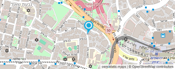 מפת הגעה אל עו"ד הכהן עמוס