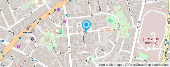 מפת הגעה אל ליז ברדה מעצבת שמלות ערב וכלה