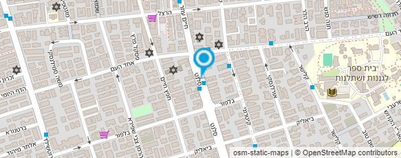 מפת הגעה אל חן ברקוביץ' צילום מסחרי