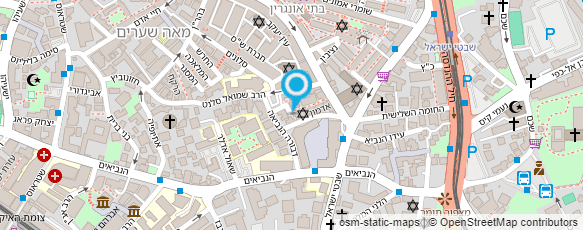 מפת הגעה אל מערכת עיתון ניצוצות - ברסלב