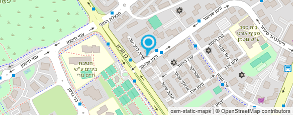 מפת הגעה אל מרום חן מורה לתופים