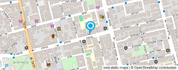 מפת הגעה אל מוש שי - מורה לגיטרה