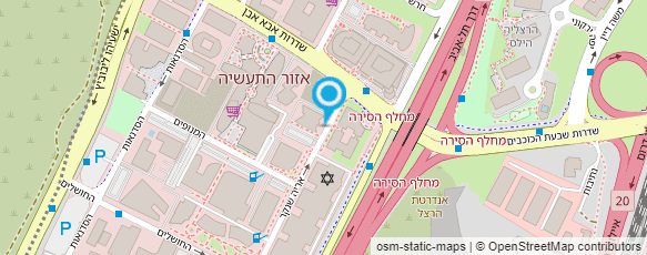 מפת הגעה אל קרוסט לינדי משרד עו"ד