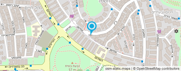 מפת הגעה אל ד"ר שירלי רזיאל