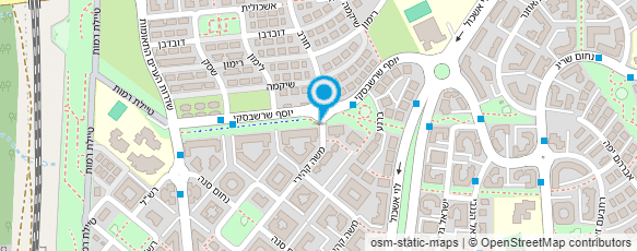 מפת הגעה אל צחי ירושלמי עיצוב שיער