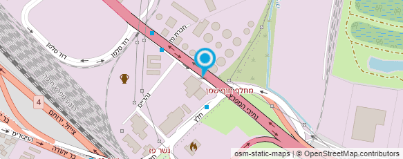 מפת הגעה אל מוסך מגה