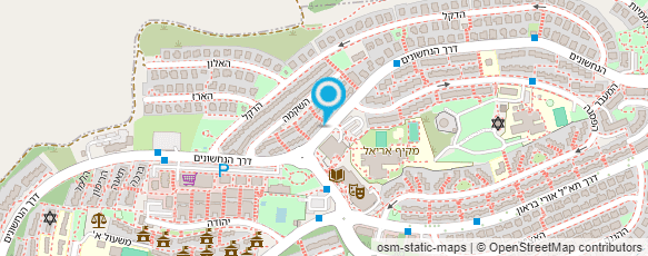 מפת הגעה אל מוניות גינדי