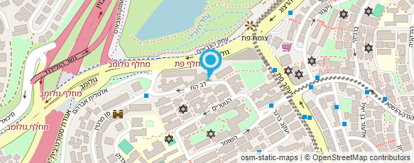 מפת הגעה אל שאול עיצוב ובניה