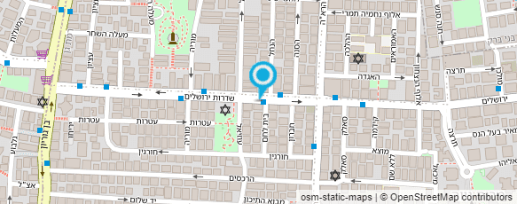 מפת הגעה אל עלית הממתקים