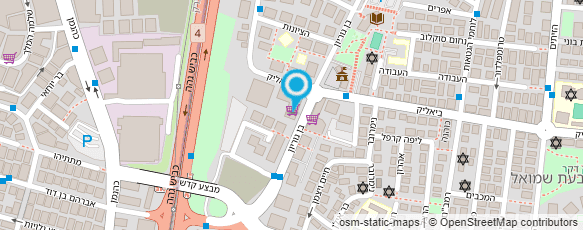 מפת הגעה אל פיצה גרג