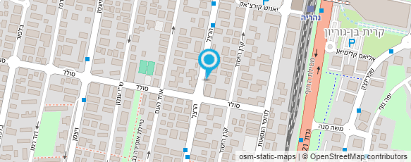 מפת הגעה אל פיצה בן ציון