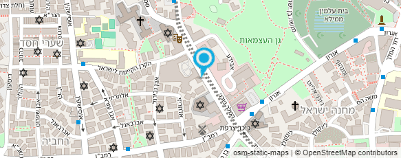 מפת הגעה אל פיצריה גבינה ועגבניה