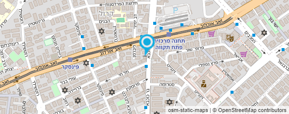 מפת הגעה אל בית הפרגית פתח תקווה