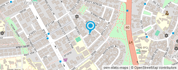 מפת הגעה אל משפחתון הבית של יעל