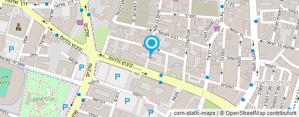 מפת הגעה אל רן הברי עיצוב שיער ואיפור