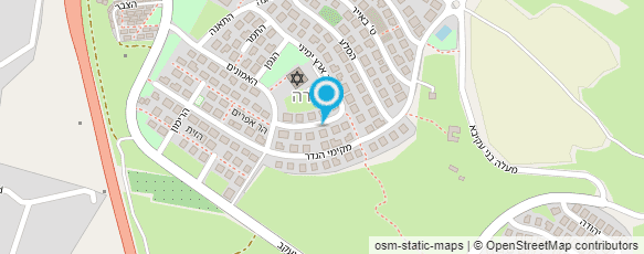 מפת הגעה אל יואב פינקל שירותי הגברה ותאורה