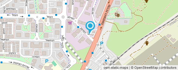 מפת הגעה אל גן  5  החושים