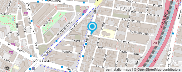 מפת הגעה אל סטודיו סגל- Segal Studio