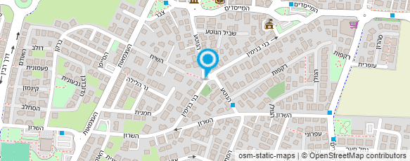 מפת הגעה אל הגן של מזל