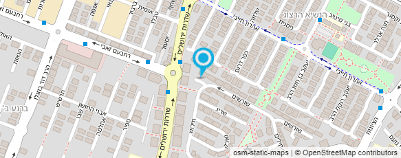 מפת הגעה אל בני נתן מונית והסעות