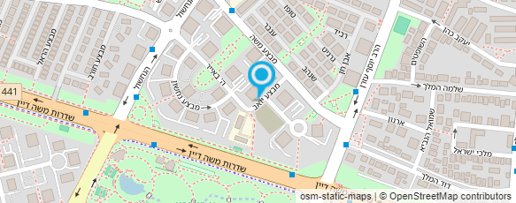 מפת הגעה אל אופיר סילברה מאפרת מקצועית