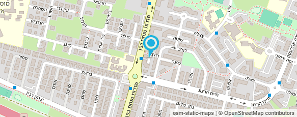 מפת הגעה אל מוניות הראל