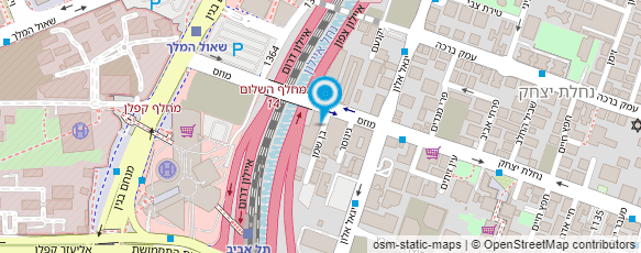 מפת הגעה אל אופטיקגלאס מיכאלי -ייצור עדשות