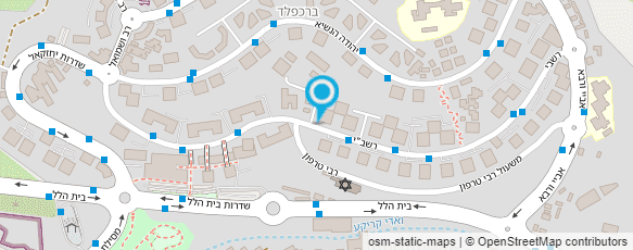 מפת הגעה אל בית הטבע עילית