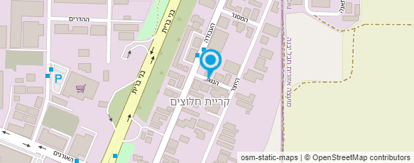 מפת הגעה אל טיפ טופ שלטים